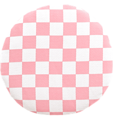 Seat cushion Checkered Pink