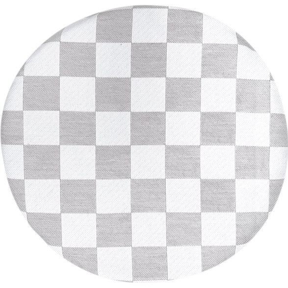 Seat cushion Checkered Light-grey