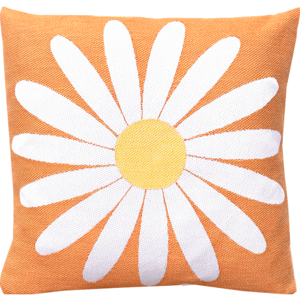 Cushion cover 30x30 Daisy Orange