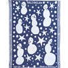 Towel Snowman Blue