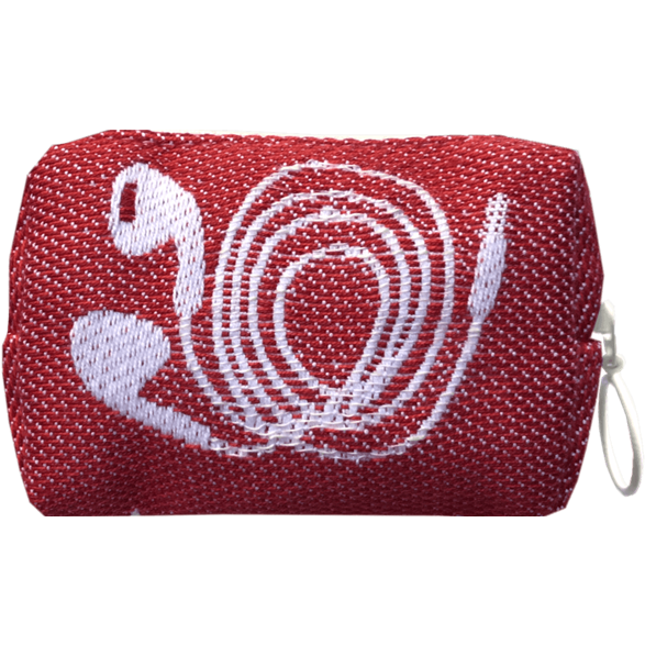 Toilet bag 8cm Cords Red