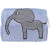 Kulturbeutel 12cm Elefant Blau