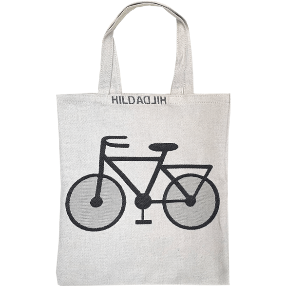 Tote bag Small Bicycle White