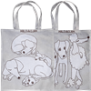 Tote S Dogs Grey
