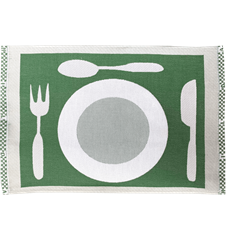 Table mat Plate Green
