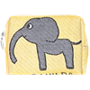 Kulturbeutel 12cm Elefant Gelb