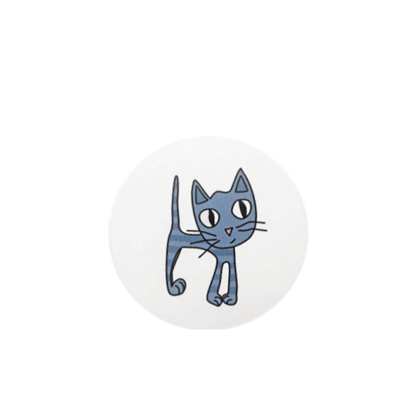 Untersetzer Katze Blau