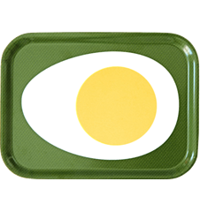 Tray Small Egg Green