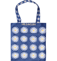 Tote bag Large Daisy Blue