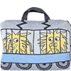 Train cushion/bag Lion Elephant Pink