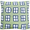 Kissenbezug 30x30 Fenster Grün