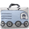 Train cushion/bag Engine Blue