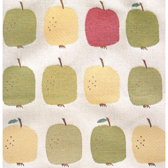 Fabric 145cm Apples red