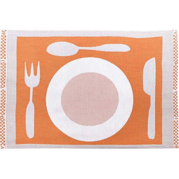 Table mat Plate Orange