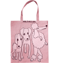 Tote S Dogs Pink
