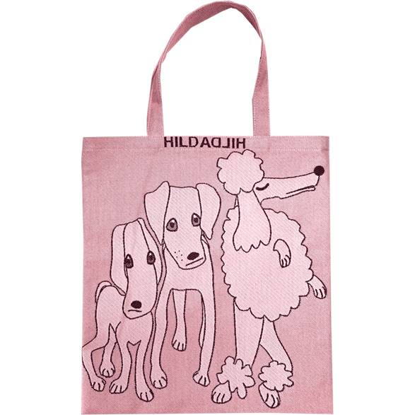 Tote bag Small Dogs Pink