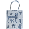 Tote bag Small Cats Blue