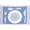 Tischset Teller Hellblau