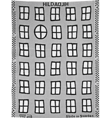 Handtuch Fenster Grau
