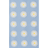 Fabric 35cm Daisy Light-blue