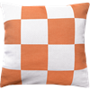 Cushion cover 45x45 cm Checkered Orange