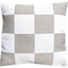 Cushion cover 45x45 Check Light-grey