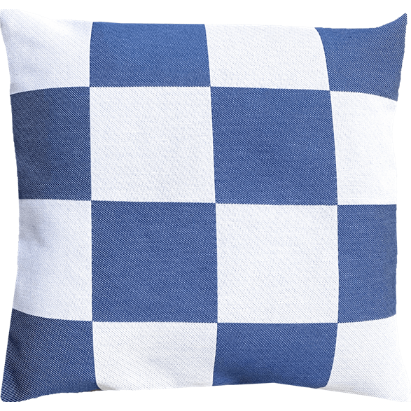 Cushion cover 45x45 Check Blue