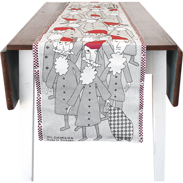 Table runner 35 x 150cm (13x59in) Santas