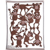 Kinderdecke Affen Weiss