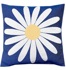 Cushion cover 30x30 Daisy Blue