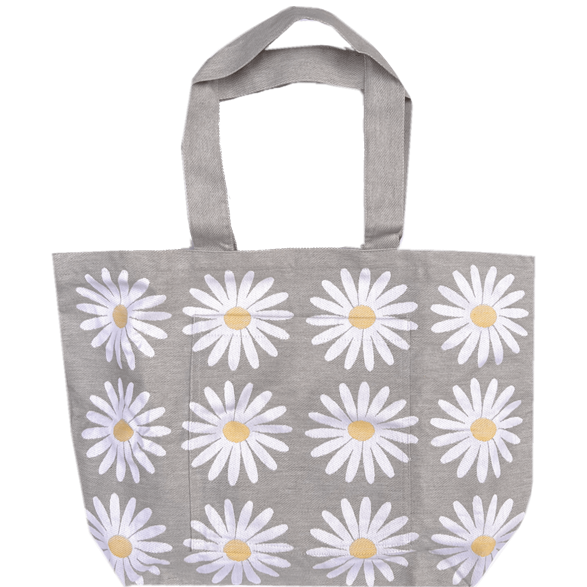 Beach bag Daisy Light-grey
