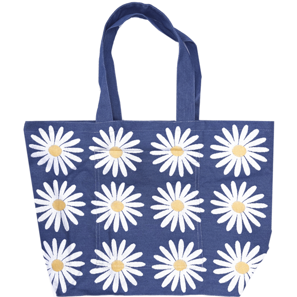 Beach bag Daisy Blue