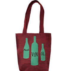 Tote bag M Recycling-Beutel  Glas
