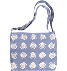 Messenger Bag Daisy Light-Blue