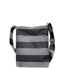 Messenger bag Stripe Black/Light-Grey