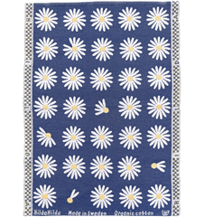 Handtuch Wiesen-Margerite Blau