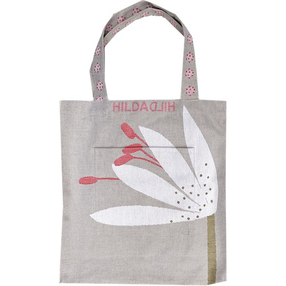 Tote bag Large Lily Coated