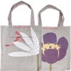 Tote bag Large Lily Coated