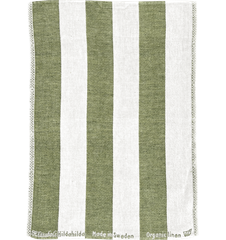 Kitchen towel Stripes Green