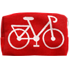 Kulturbeutel 18cm Fahrrad Rot