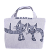 Tote XS Lunch bag Cat blue