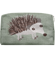 Pouch 18cm Hedgehog Green