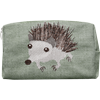 Pouch 18cm Hedgehog Green