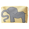 Kulturbeutel 18cm Elefant Gelb