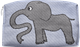 Kulturbeutel 18cm Elefant Blau