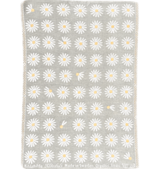 Kitchen towel Daisy Linen Gray