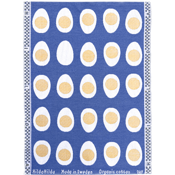Handduk Ägg Små Mellanblå