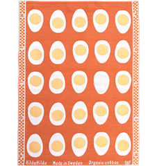 Handtuch Eier Klein Orange