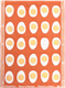 Handtuch Eier Klein Orange