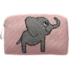 Kulturbeutel 8cm Elefant Rosa